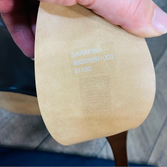 Ralph Lauren Purple Label Collection Nellie Leather Ankle-Buckle Booties Size 7B - Picture 8 of 14